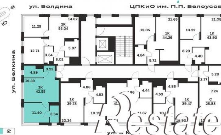 1-комн квартира в новом доме Гражданский переулок, 8,  д. 8