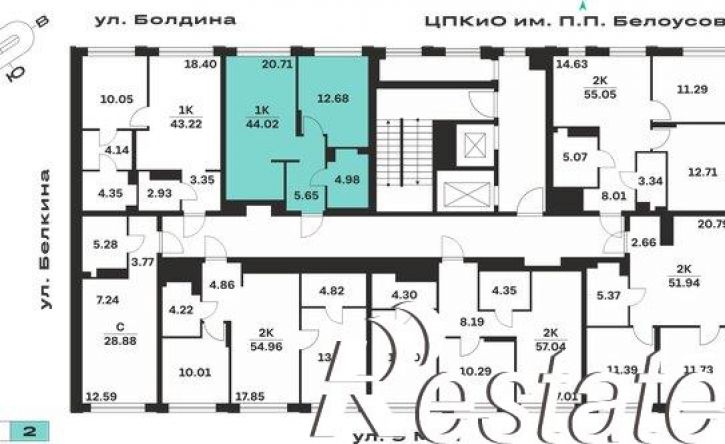 1-комн квартира в новом доме Гражданский переулок, 8,  д. 8