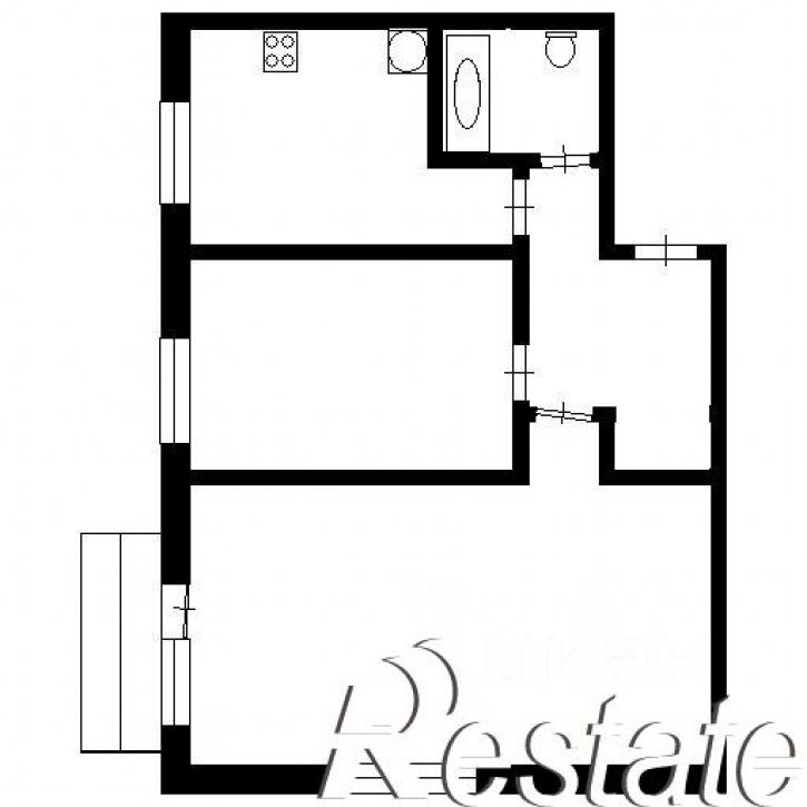 2-комн квартира улица Мориса Тореза, 3,  д. 3