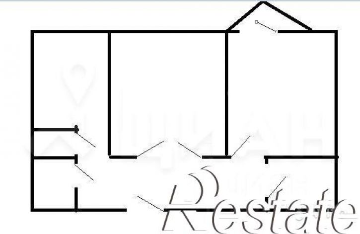 2-комн квартира улица Клары Цеткин, 5 к1,  д. 5 к1