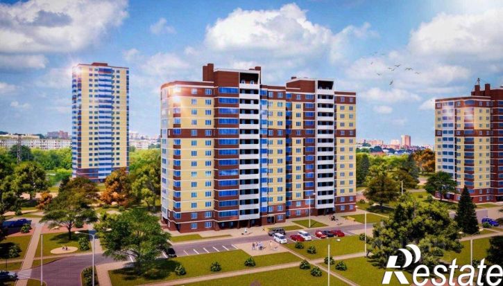 3-комн квартира в новом доме улица Академика Насоновой, 3,  д. 3