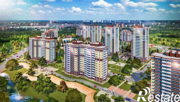 3-комн квартира в новом доме улица Академика Насоновой, 5,  д. 5