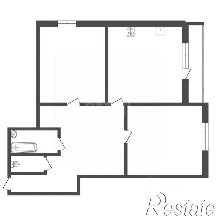 2-комн квартира Городской переулок, 29,  д. 29