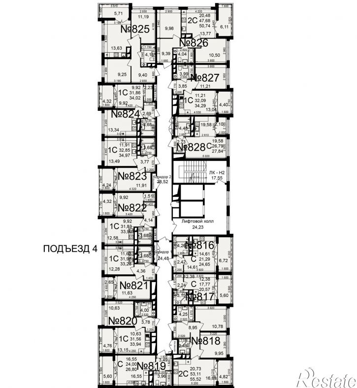2-комн квартира в новом доме Большая улица, 6/1,  д. 6/1