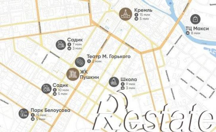 2-комн квартира Пушкинский проезд, 4В,  д. 4В