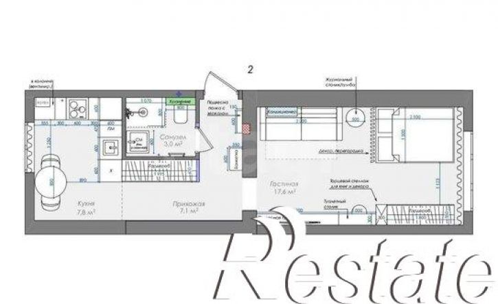 1-комн квартира Первомайская улица, 10,  д. 10