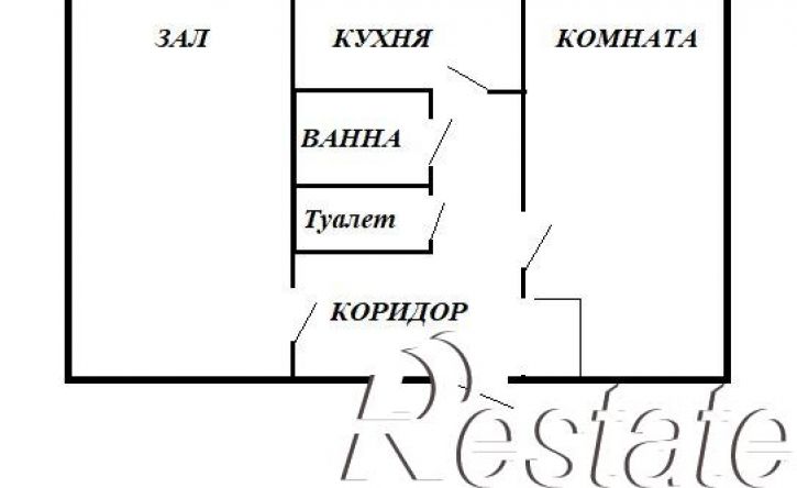 2-комн квартира Рязанская улица, 34 к2,  д. 34 к2