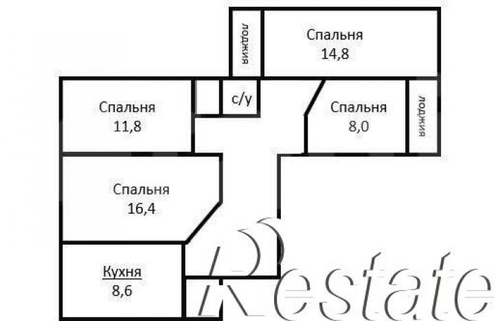 4-комн квартира улица Белкина, 4,  д. 4