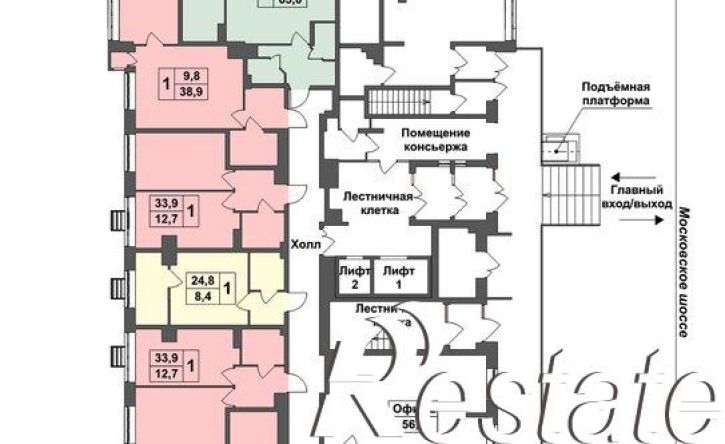 2-комн квартира Ключевая улица, 8,  д. 8