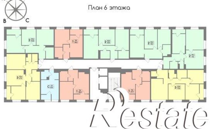 2-комн квартира в новом доме Ключевая улица, 4,  д. 4
