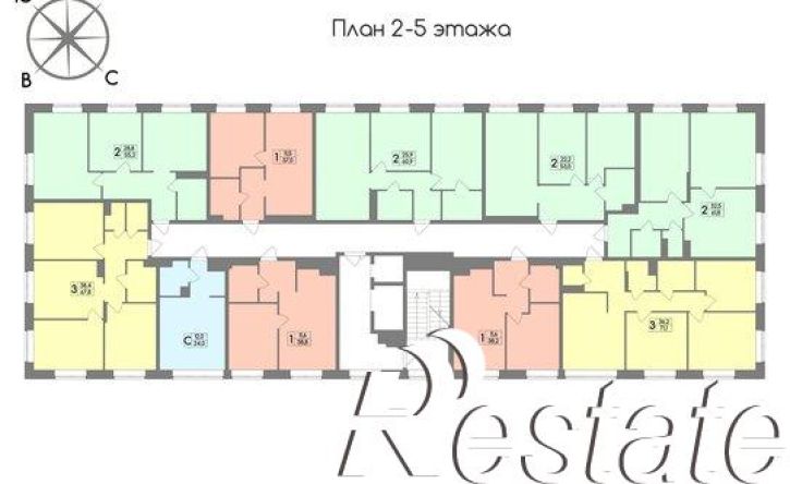 1-комн квартира в новом доме Ключевая улица, 4,  д. 4