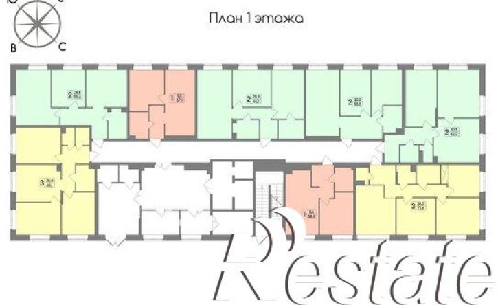 1-комн квартира в новом доме Ключевая улица, 4,  д. 4