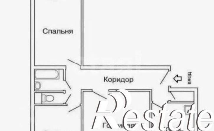 3-комн квартира улица Галкина, 35,  д. 35